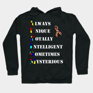 Autistic Interpretations Gift Puzzle Letters Quote Autism Awareness Hoodie